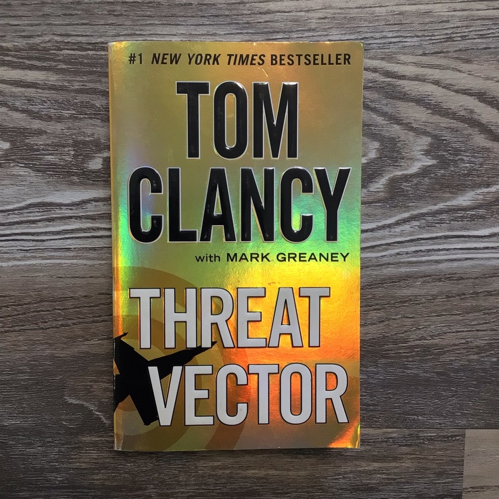 Tom Clancy with Mark Greaney Threat Vector Paperback Book